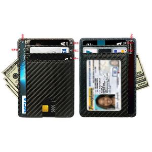 Women Rfid Slim <b>Wallet</b> Pu Leather Luxury Mens Business Id Card <b>Holder</b> Custom Logo Credit Card <b>Holder</b> - Product Image 2