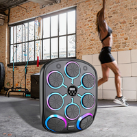 Machine d'entraînement électronique à huit cibles en plastique PU de protection CZ-15, musique, maison intelligente, mannequin de boxe, toutes saisons