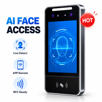 Système de contrôle d'accès pour porte coulissante avec reconnaissance faciale, empreinte digitale, RFID et code PIN, avec WiFi TCP/IP, pour les intégrateurs de systèmes et les projets de portes.