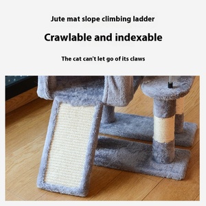 Árbol para Gatos con Plataforma de Salto Integrada, Casa para Gatos Grande, Ahorro de Espacio, Fabricante de Árboles para Gatos - Product Image 3