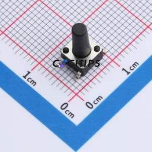 TS014-TBW1FH11.5 Tactile Switch SMD-4P,6x6mm Switch Single Pole Single Throw Round Button 2.5N Vertical Mount - Product Image 1