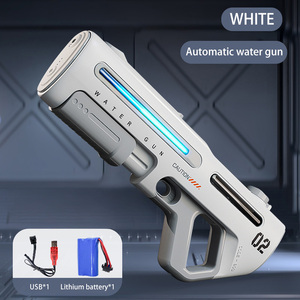Pistola de Agua Eléctrica de Doble Modo con Almacenamiento de Agua, Juguete para Niños, Disparo de Largo Alcance, Automática y Manual, con Luces LED, Juguete Electrónico, Oferta de Verano - Product Image 6