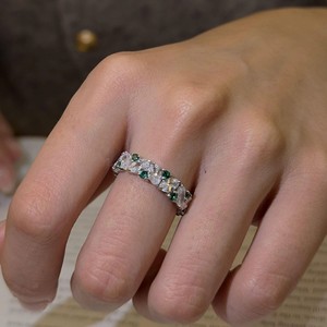 <b>925</b> <b>Sterling</b> <b>Silver</b> <b>Ring</b> for Women Dainty anillos de joyería de moda Jewelry Wholesale anillos de plata <b>925</b> de gota rosa - Product Image 1