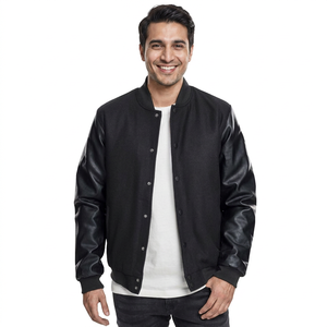 Custom Designed Men's Varsity <b>Jacket</b> in <b>Plus</b> <b>Size</b> Casual Winter Wear with <b>Light</b> <b>Weight</b> CollegeBaseballjacket for men - Product Image 1