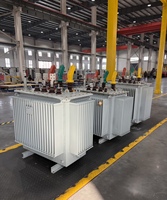 Transformateur triphasé immergé dans l'huile, entièrement scellé, à haute efficacité et à économie d'énergie, série YIYUE S13, 10 kVA-2000 kVA, 50/60 Hz