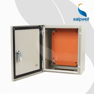 Saipwell P65 Electrical Metal Distribution Box Waterproof Metal Enclosures Nema 4 Metal Enclosure