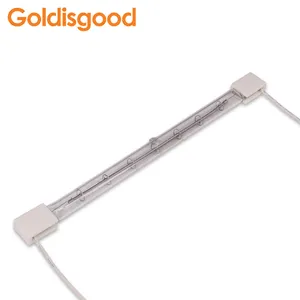 220v 3000w Electric IR Heating Replacement Quartz Emitter Halogen Infrared Lamps For Blow Moulding Machines