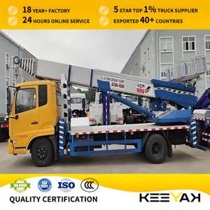 Dongfeng 45m truk terpasang Aerial Work Platform ember truk Aerial Working Platform 4x2 truk tangga rak pengiriman pabrik - Product Image 6