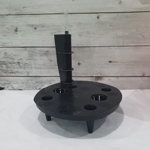 Wholesale Modern Round Plastic Self Watering Planters with Visual Water Level Indicator for Indoor <b>Desk</b> Decor <b>Small</b> Size - Product Image 5