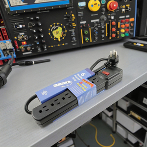 125v 15a אמריקאי שולחן עבודה 6 יציאה חשמלי מגן מתח פס כוח רצועה עם חוט 3 רגל - Product Image 6