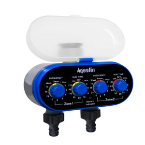 Temporizador de Jardín Digital Inteligente Aqualin, Compatible, Programable, Sistema de Riego Automático para Uso en Interiores y Exteriores, Hecho de Plástico - Product Image 1