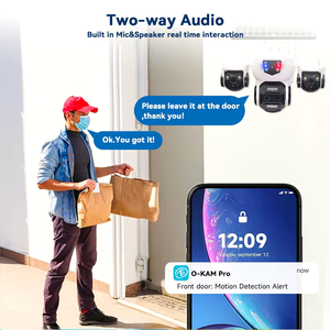 12MP UHD 4 Lens 10x Zoom açık güneş 4G SIM güvenlik kamera o-kam Pro güneş enerjisi kamera gece görüş uzun pil ömrü - Product Image 6