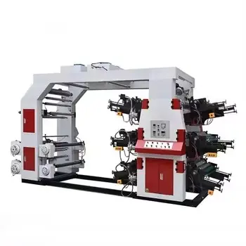 Six Color Flexographic Flexo Printing Machine Price High Speed Model