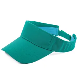 Leeg Zonneklep Viseras Anti Uv Bescherming Gezicht Golf Korte Zonneklep Cap Custom Hoed Voor Vrouwen Mannen