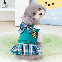 JK petit chien de taille moyenne chaud hiver gilet manteau mignon Polyester motif à pois vêtements automne Style occidental XS-XL tailles amoureux des chiens