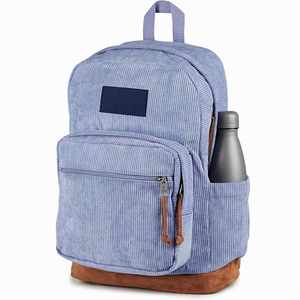 Sac à dos en velours côtelé personnalisé, sac à dos de voyage décontracté, sac à dos léger en velours côtelé pour l'école - Product Image 2