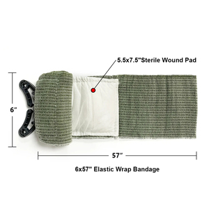 Bandage de compression d'urgence <span class=keywords><strong>israélien</strong></span> de 6 pouces-<span class=keywords><strong>Pansement</strong></span> hémostatique traumatique haute résistance avec velcro - Product Image 4