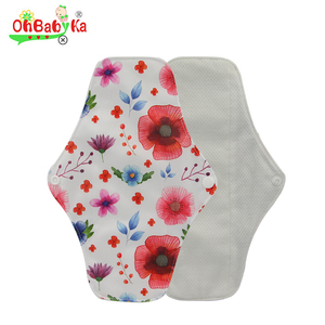 Многоразовые прокладки Ohbabyka, сетчатые гигиенические прокладки, менструальные хлопковые прокладки для мам, моющаяся подкладка для трусиков - Product Image 3