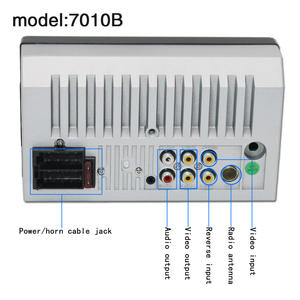 Radio Estéreo para Auto Android de 7 Pulgadas con Pantalla Táctil, <span class=keywords><strong>Reproductor</strong></span> MP5 para Auto con Audio FM, Manual <span class=keywords><strong>7010b</strong></span> 7012b 7018b - Product Image 6