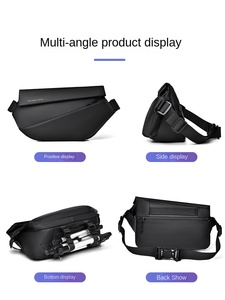 2025 Men's Large Capacity Casual Chest <strong>Bag</strong> Fashionable Cycling Crossbody Backpack with Zipper Closure Comfortable Shoulder <strong>Bag</strong> - Product Image 5
