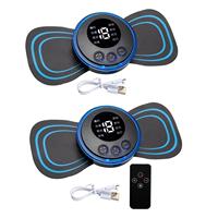 Masseur électrique pour le cou Soulager la fatigue Relaxation complète du corps Patch de massage cervical musculaire sans fil pour les jambes, le cou et les bras