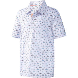 เสื้อโปโลเด็กพิมพ์ลายใหม่ปี 2026 ลายคลับกอล์ฟ แขนสั้นลำลองสำหรับฤดูร้อน - Product Image 4