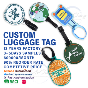 Étiquette de <span class=keywords><strong>bagage</strong></span> personnalisée en PVC souple, <span class=keywords><strong>silicone</strong></span>, avec logo, pour sac à dos de voyage, promotionnelle, par le fabricant d'origine - Product Image 4