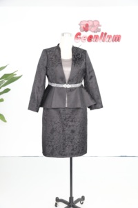 Conjunto de 3 Piezas de Vestido de Iglesia para Mujer Talla Grande, Ropa de Mujer de Primera Calidad para el Trabajo - Product Image 3