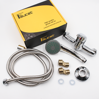Robinet de lavabo monocommande chromé style hôtelier avec douchette à main et fonctions de lavage des cheveux, vente en gros du fabricant chinois