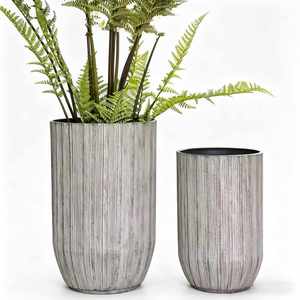 Pot de fleurs en plastique extra large et haut, imitation pierre, pour plantes vertes, idéal pour le jardinage intérieur – Vente en gros fabricant - Product Image 1