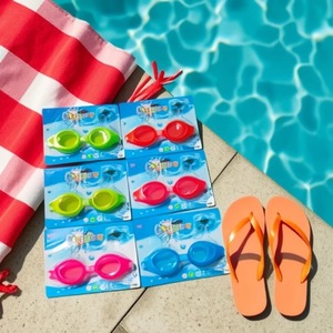 Gafas de buceo para niños, impermeables, de silicona suave, antivaho, gafas de natación para niños con clip para la nariz, tapones para los oídos - Product Image 1