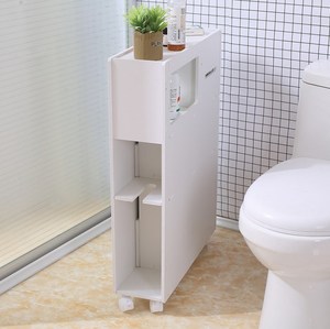 Armoire d'angle étroite <span class=keywords><strong>de</strong></span> <span class=keywords><strong>rangement</strong></span>, meuble d'angle <span class=keywords><strong>de</strong></span> salle <span class=keywords><strong>de</strong></span> bains avec tiroir, étagère <span class=keywords><strong>de</strong></span> <span class=keywords><strong>rangement</strong></span> pour toilettes, support <span class=keywords><strong>de</strong></span> <span class=keywords><strong>rangement</strong></span> indépendant, à roulettes - Product Image 3