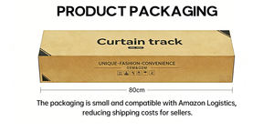 YIJIALE Source Factory 406cm <span class=keywords><strong>Tringle</strong></span> de gazebo robuste en aluminium pour usage domestique, compatible avec les kits, rail de rideau en aluminium - Product Image 6