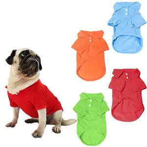 Ropa Para Perros grandes Al Por Mayor, Polo de diseño de sublimación, Ropa Para mascotas