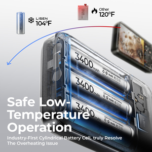 LISEN 65W PD Power Bank Qi2 25W Chargeur Magnétique Rapide Portable 10000mAh <span class=keywords><strong>Batterie</strong></span> <span class=keywords><strong>Externe</strong></span> pour <span class=keywords><strong>iPhone</strong></span> 17 Pro Voyage d'Affaires - Product Image 3