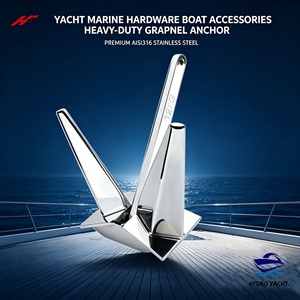 Accesorios Marinos para Yates HF Hydro, Ancla de Grapnel de Acero Inoxidable de Alta Resistencia - Product Image 2