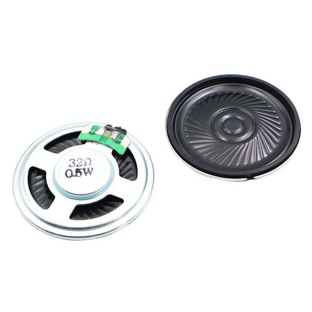 40MM 32 Ohm 0.5 Watt Speaker Micro Mylar Internal Magnetic Mylar Diameter 40 MM 32Ohm 0.5W Speaker for Headset Mobile Phone