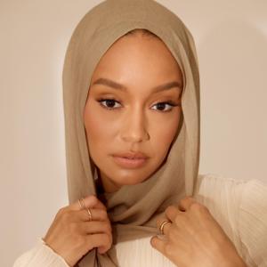 Hijab musulman en modal 180*70cm, doux, élégant, respirant, personnalisable, léger, modeste, extensible, tendance - Product Image 2