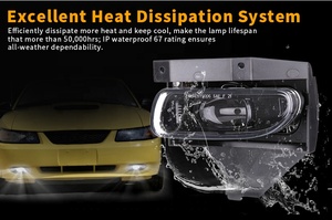 <span class=keywords><strong>Luces</strong></span> <span class=keywords><strong>Led</strong></span> antiniebla para coche, accesorios para Ford Mustang GT, luz de conducción de parachoques delantero para Ford Mustang de 4. ª generación, 1999-2004 - Product Image 5