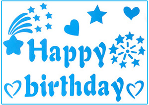DIY HAPPY BIRTHDAY BOBO Balloon Stickers transparents Bobble Sticker - Product Image 4