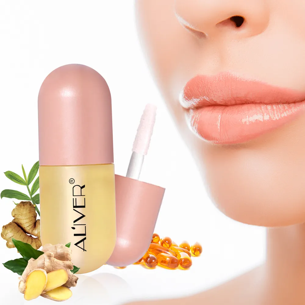 Aliver bán buôn trang điểm nhãn hiệu riêng Vegan môi khối lượng cực nuôi dưỡng dưỡng ẩm môi Plumper bóng