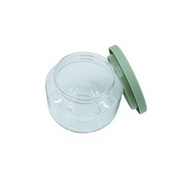 Pot cosmétique en plastique PET PETG blanc beige 250g 50ml 100ml 200ml 300ml, surface douce au toucher, pour crème et gommage, avec bouchon à vis