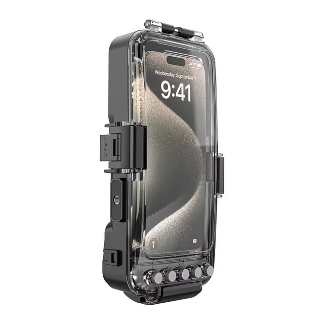 SinoDiving 2024 Universal Waterproof Case Diving Swimming Surfing Underwater 98ft 30m Professional Diving Case for Cellphone