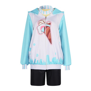 Costume de cosplay de carnaval pour petite fille Identity V, ensemble veste et short, tenue d'Halloween inspirée du jeu et de l'anime - Product Image 1