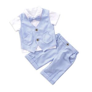 Conjunto de Ropa de Verano para Niños, Estilo 2022, Traje de Caballero de Manga Corta para Niños - Product Image 4