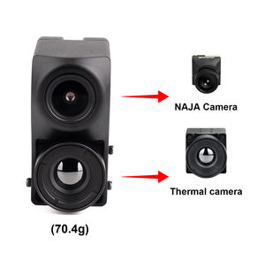 Drone FPV jour/nuit à double caméra CMOS avec imagerie thermique, objectif 9,7 mm, fréquence d'images 25 Hz pour inspection industrielle et course - Product Image 1