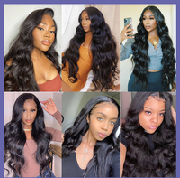 Extensions de cheveux humains brésiliens Remy de qualité supérieure 12A, double trame, cheveux vierges bruts alignés sur les cuticules, double trame, pour tissage