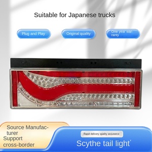 ไฟ LED สำหรับรถพ่วงรถบรรทุกหนักไฟท้ายเคียวไฟนำทางสีแดง/เทา/เหลือง24V - Product Image 2