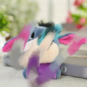 Cartone animato vinto la cacca <span class=keywords><strong>peluche</strong></span> bambola <span class=keywords><strong>peluche</strong></span> borsa animale ciondolo Tigger orso <span class=keywords><strong>asino</strong></span> giocattolo farcito portachiavi regalo creativo - Product Image 2