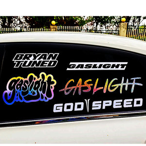 Nhà Máy Giá tùy chỉnh xe kính chắn gió dán thời tiết vinyl xe chuyển Đề can dán cửa sổ xe với logo hoặc thư - Product Image 4